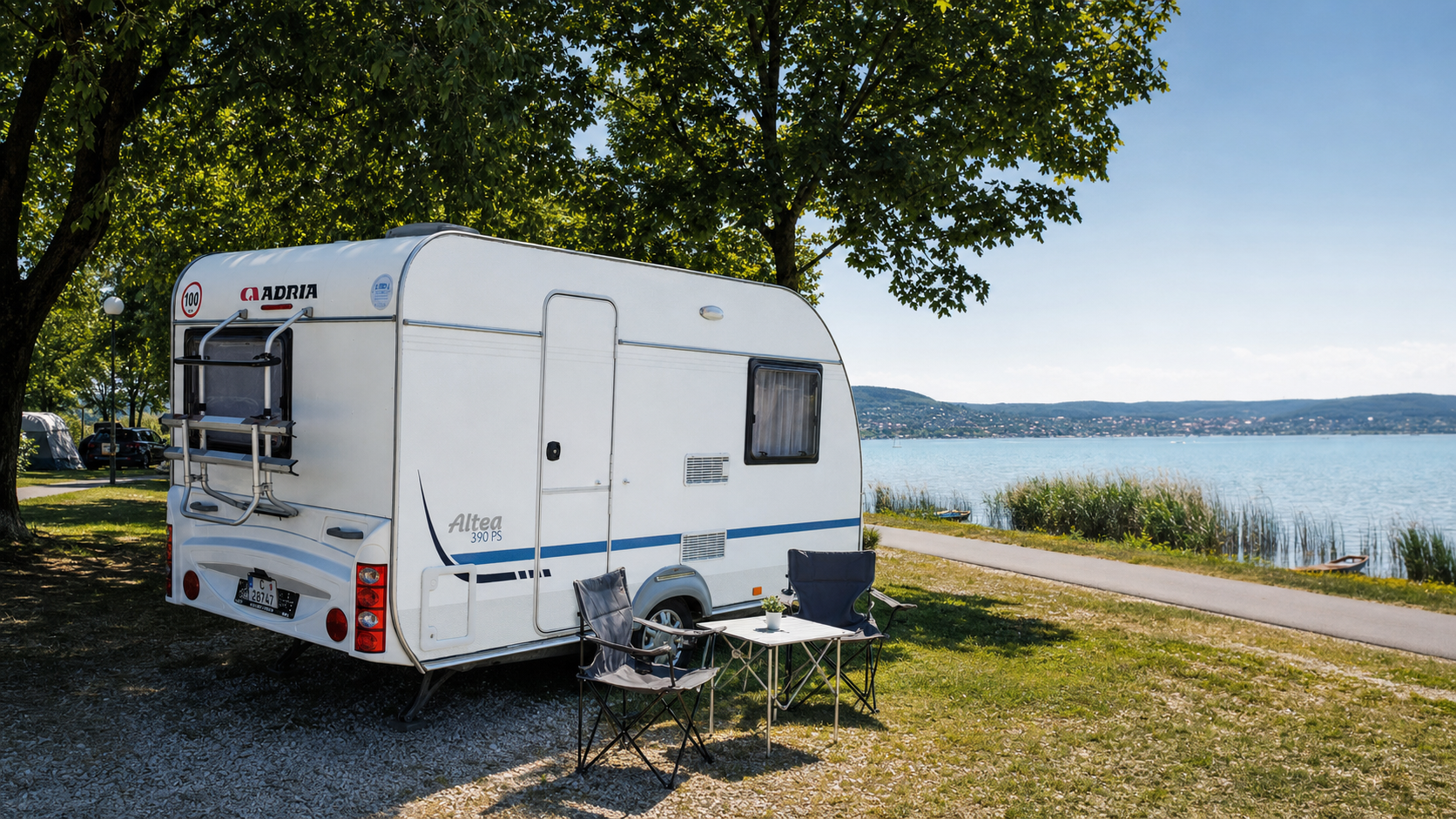 Karavan pri Balatone